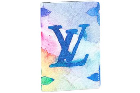 Louis Vuitton Pocket Organizer Monogram Watercolor Multicolor